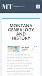 Mobile Screenshot of montanagenealogy.com